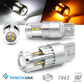 High Quality 20-LEDs White/Red/Yellow/Type1 Switchback DRL Reverse Turn Signal Bulbs