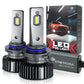 ZL Series 6000K White LED Fog Light Bulbs Kit 5800LM