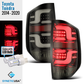 2014 - 2021 Toyota Tundra PRO-Series LED Tail Lights, Jet Black