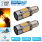 CANBUS Error Free All-in-One 3000K LED Turn Signal Bulbs 3157 7443 1157 Anti-Hyper Flash