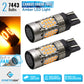 CANBUS Error Free All-in-One 3000K LED Turn Signal Bulbs 3157 7443 1157 Anti-Hyper Flash