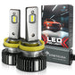 ZL Series 6000K White LED Fog Light Bulbs Kit 5800LM