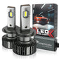 ZL Series 6000K White LED Fog Light Bulbs Kit 5800LM