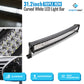 32"-52" Triple Row LED Curved/Straight Working Light Bar, Flood Spot Combo Beam, 6000K Waterproof Fog Lights