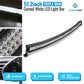 32"-52" Triple Row LED Curved/Straight Working Light Bar, Flood Spot Combo Beam, 6000K Waterproof Fog Lights