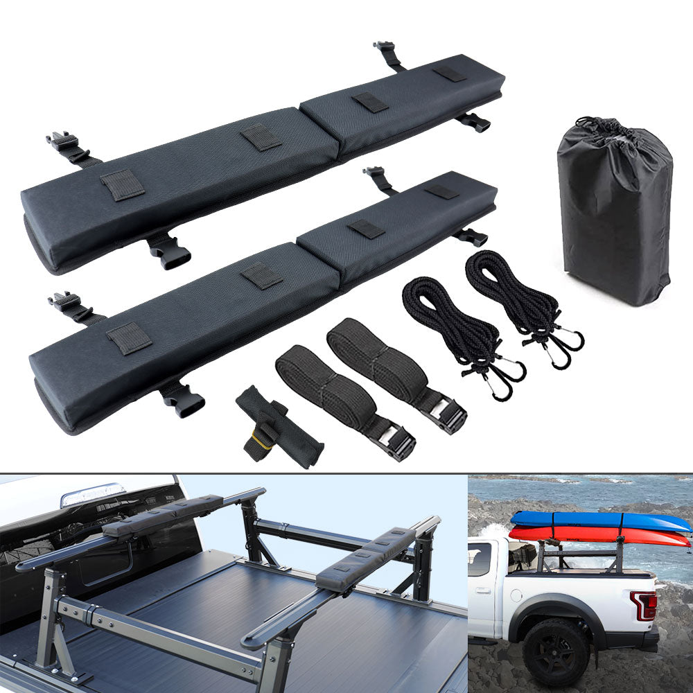 Black Soft Roof Rack Pad, Kayak / Surfboard / Snowboard Holder