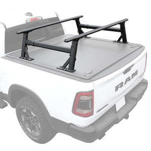 SYNETICUSA® Aluminum Heavy Duty Adjustable Truck Bed Ladder Rack