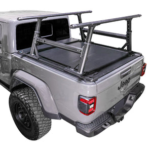 [2-in-1 Bundle] Gladiator Retractable PRO Tonneau Cover w/ Rack System