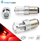 Bright High Quality Brilliant Red Brake LED Light Bulbs Strobe / Flash 1157 3157 7443 Dual Filament