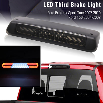 Smokes Lens LED 3rd Brake Light for 2004-2014 Ford F150 (Not Fit Raptor) Rear Cargo Lamp