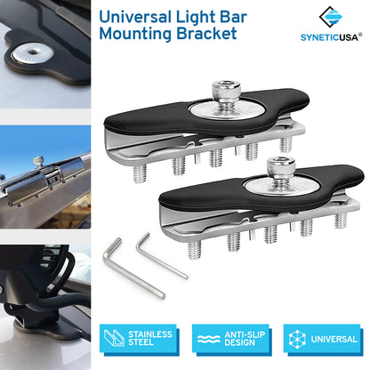 Universal Fit LED Work Light Car Hood Mounting Bracket