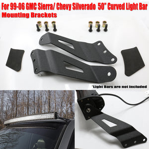 50 inches Work Light Bar Mounting Brackets for 99-06 Silverado/Sierra