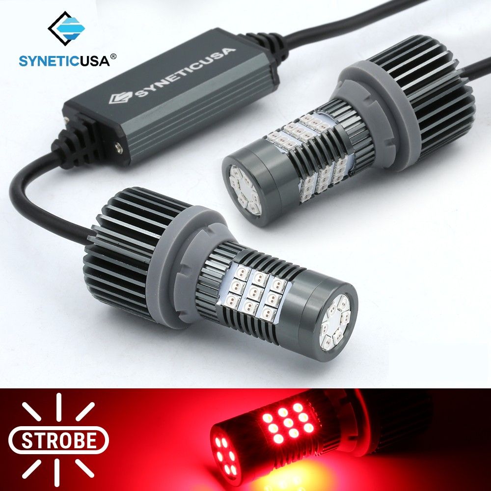 1st Gen All-in-One Error-Free Strobe Red Brake Reverse Light Bulbs