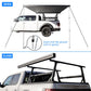 UNIVERSAL 8" X 6.5" PULL-OUT RETRACTABLE VEHICLE ROOFTOP SIDE AWNING TELESCOPING POLES