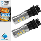 Switchback Dual Color White/Amber DRL Turn Signal Parking LED Light Bulbs