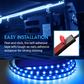 2pcs 60" LED Pickup Truck Bed Light Strips, RGB Bluetooth Remote Control