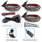 3pcs 60" LED Pickup Truck Bed Light Strips, 6000K White