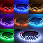 2pcs 60" LED Pickup Truck Bed Light Strips, RGB Bluetooth Remote Control