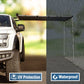 UNIVERSAL 8" X 6.5" PULL-OUT RETRACTABLE VEHICLE ROOFTOP SIDE AWNING TELESCOPING POLES