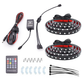 2pcs 60" LED Pickup Truck Bed Light Strips, RGB Bluetooth Remote Control