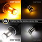 5th Gen Built-in Resistors White/Amber Switchback Front Turn Signal All-in-One Light Bulbs