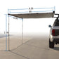 UNIVERSAL 8" X 6.5" PULL-OUT RETRACTABLE VEHICLE ROOFTOP SIDE AWNING TELESCOPING POLES