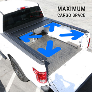 [2-in-1 Bundle] Ford F-150 Retractable Tonneau Cover w/ Rack System