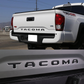 2014 - 2023 Tacoma 3D Raised Plastic Tailgate Letter Decal Matte Black