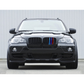 ///M 2pcs BMW Color Front Kidney Grill Matte Black