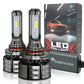 Z2 Series H11 9005 9006 LED Fog Light Bulbs Kit 4800LM 6000K White