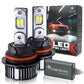 ZL Series 6000K White LED Fog Light Bulbs Kit 5800LM