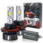 ZL Series 6000K White LED Fog Light Bulbs Kit 5800LM