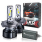 ZL Series 6000K White LED Fog Light Bulbs Kit 5800LM