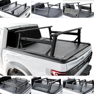 [2-in-1 Bundle] Ford F-150 Retractable Tonneau Cover w/ Rack System