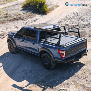 [2-in-1 Bundle] Toyota Tacoma Retractable Tonneau Cover w/ Rack System